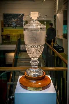 The Ashes Thophy which was presented by Marylebone Cricket Club in 1999 Stock Photos