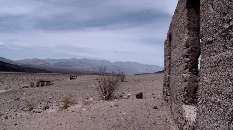 Ashford Mill, in Death Valley Stock Footage 373773