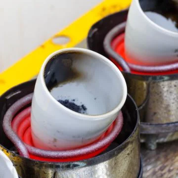 Ashing process Stock Photos