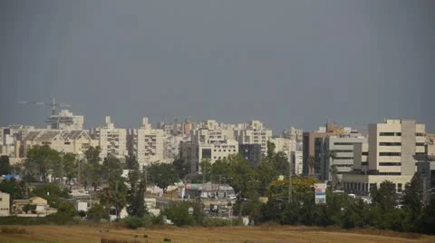Ashkelon cityscape 2 스톡 동영상 11167179