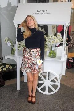  Ashley James attends the Marc Jacobs Tweet Shop promoting his perfume, DA... Stock Photos