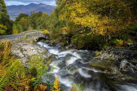 Ashness bridge Stock Photos