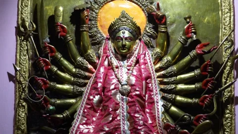 Ashtabhuja Devi  Goddess Kushmanda, the Radiant Form of Maa Durga with Eigh.. Видео 318617399