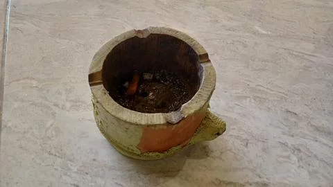 Ashtray for cigarette ash Foto stock