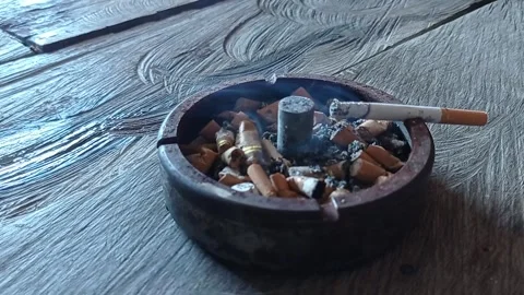 Ashtray Video stock 266127032