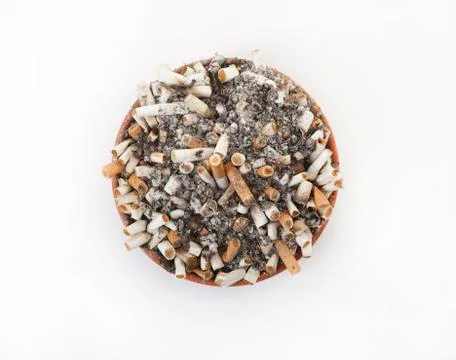 Ashtray full Stock Photos