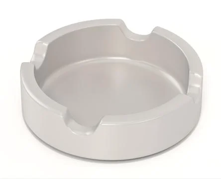 Ashtray isolated on white background. 3D illustration Иллюстрация