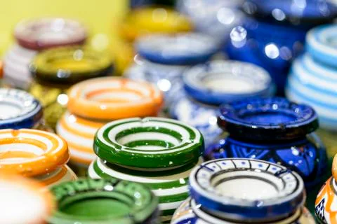 Ashtrays 스톡 사진