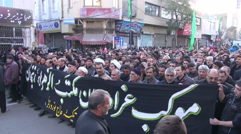 Ashura in Iran Stock Footage 34146398