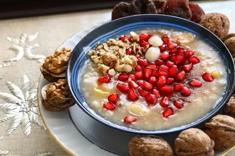 Ashure from turkey kitchen Stock Photos