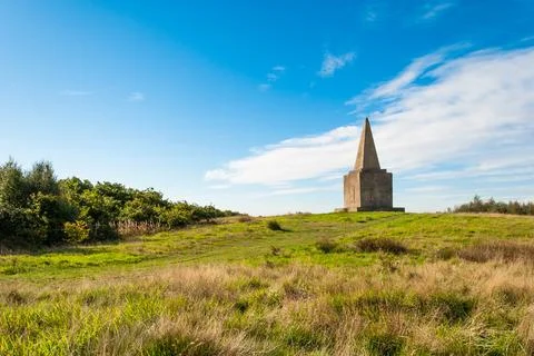 Ashurst Beacon Ashurst's Beacon tower on Ashurst Hill Dalton Lancashire Stock Photos
