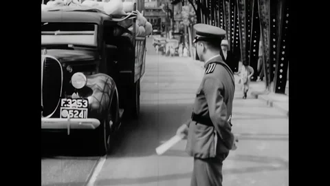 ASIA - 1944 - Japanese forces conquer lands across Asia, putting civilians into Stock Footage 340575769