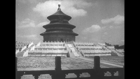 ASIA 1950s: Aerial Views of the Temple of Heaven Vidéo 74957853