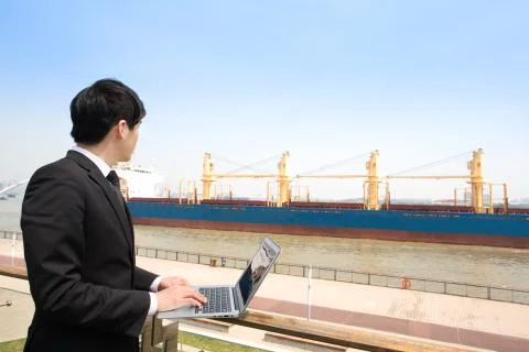Asia Construction The bust. Well dressed. Alone a man Luxx Imagine Modern Adults Stock Photos