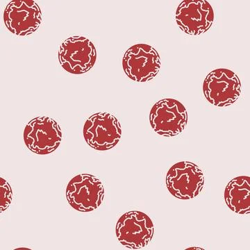 Asia earth planet map glyph seamless pattern Stock Illustration