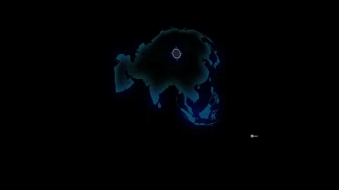 Asia Eath HUD 動画素材 103092270