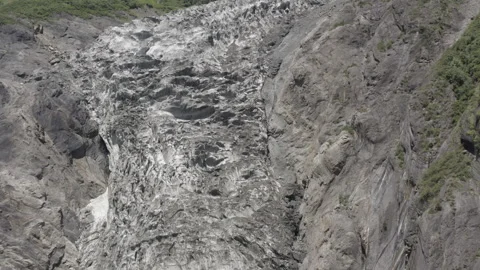 Asia Glacier Drone Stock Footage 254567475