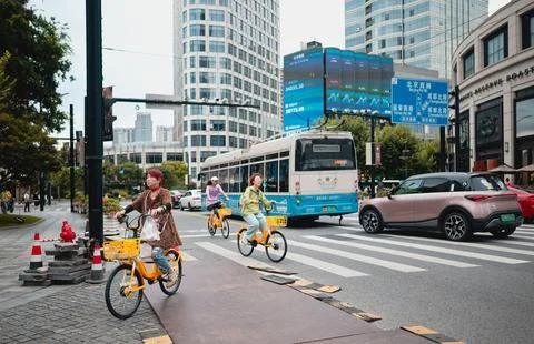 Asia-Pacific markets react to U.S.-China Trade Framework talks, Shanghai - 12 Ju Stock Photos