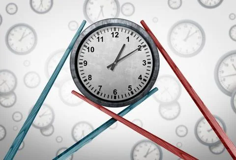 Asia Schedule Management 스톡 일러스트