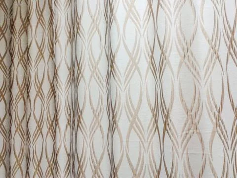 Asia white curtains pattern background Stock Photos