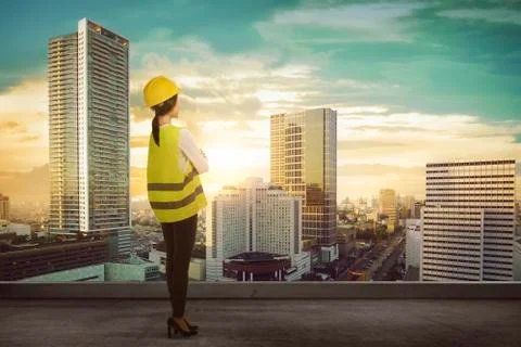 Asian Architect Foto stock