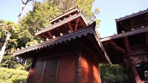 Asian Architecture  库存影片 40028040