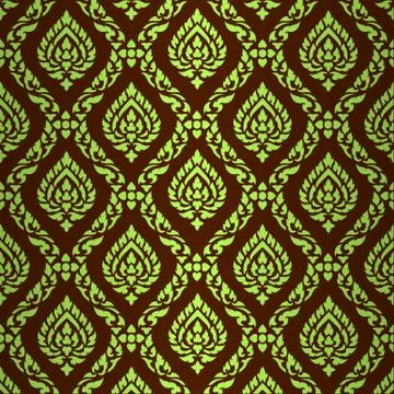 Asian art  pattern Stock Illustration