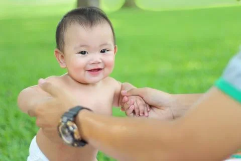Asian Baby girl Stock Photos