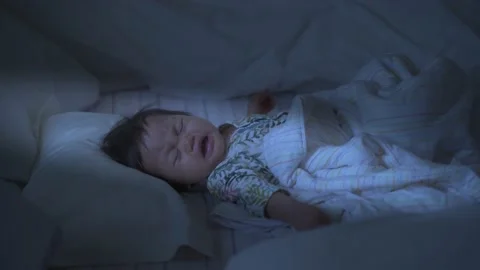 Infant crying 2024 at night