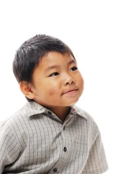 Asian boy dimples Stock Photos