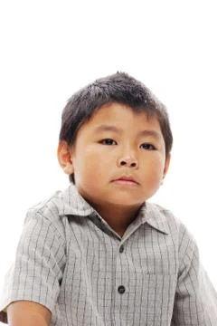 Asian boy looking smart Stock Photos