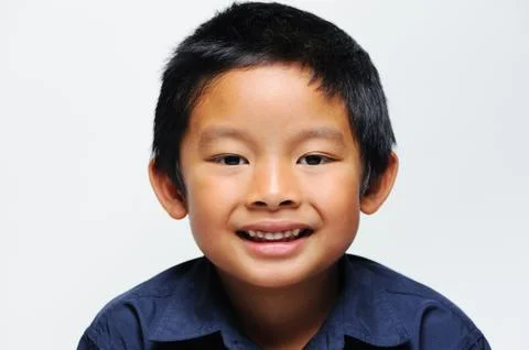 Asian boy smiling Stock Photos