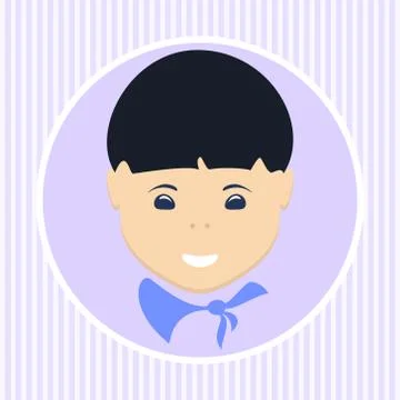Asian boy. Vector illustration 스톡 일러스트