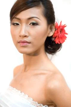 Asian bride Stock Photos