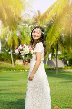 Asian bride Stock Photos