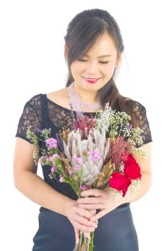 Asian bride Stock Photos