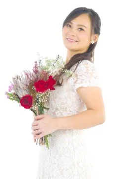 Asian bride Stock Photos