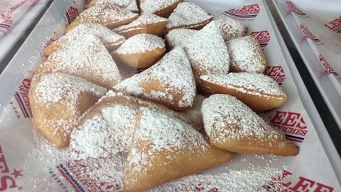 Asian Cakes In Store Display Stock Footage 80357352