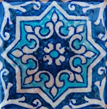 Asian ceramic patterns asian old ceramic mosaic. elements of oriental orna... Stock Photos