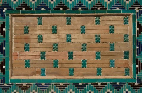 Asian ceramic patterns asian old ceramic mosaic. elements of oriental orna... Stock Photos