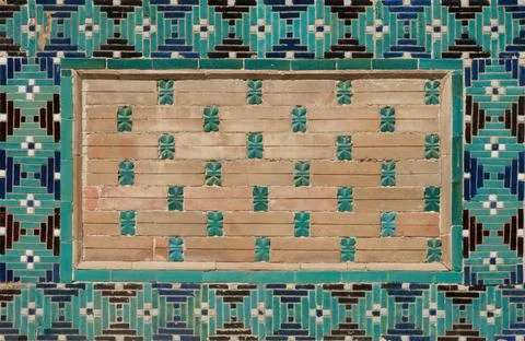 Asian ceramic patterns asian old ceramic mosaic. elements of oriental orna... Stock Photos