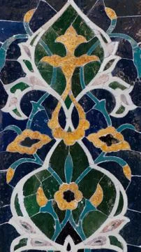 Asian ceramic patterns Stock Photos