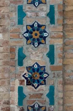 Asian ceramic patterns Stock Photos