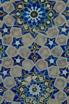 Asian ceramic patterns Stock Photos