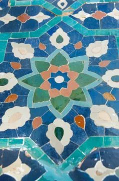 Asian ceramic patterns Stock Photos