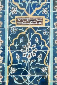 Asian ceramic patterns Stock Photos