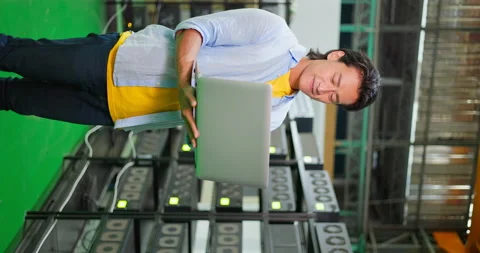 Asian check crypto mining machine Stock Footage 196210271