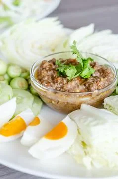 Asian chili paste Stock Photos