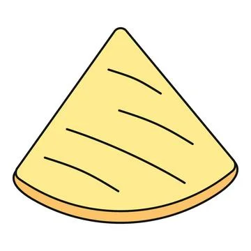 Asian conical straw hat vector icon illustration Stock Illustration