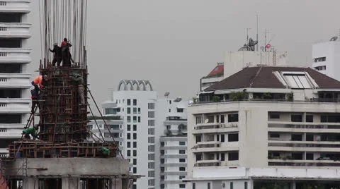 Asian construction Video stock 24867042